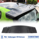 Car Rear Roof Spoiler Wings Carbon Fiber for Volkswagen VW Scirocco Standard 2008-2013 Not R Rear Spoiler Roof Wing Lip FRP
