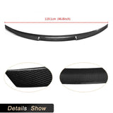 Car Rear Trunk Spoiler Wings for BMW 4 Series F82 M4 Coupe 2 Door 2014-2017 Racing Rear Boot Lid Wing Lip Carbon Fiber Black FRP