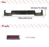 Real Carbon Fiber Car Rear Bumper Diffuser Lip Spoiler for BMW X3 G01 M40i M-Sport SUV 2018 2019 Car Rear Bumper Lip Spoiler