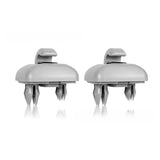 2Pcs Car Sun Visor Clip Gray Interior Hanger Hook Clip Bracket for Audi A1 A3 S3 A4 S4 Allroad A5 S5 Q3 Q5 8U0857562A Grey