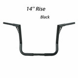 Motorcycle 1-1/4" 12/14/16/18" Ape Hanger Handlebars Fit For Harley Touring  Electra Street Glide