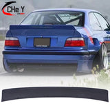 For BMW E46 1998-2006 2Door Sedan Car Rear Trunk Lid Boot Ducktail Real Carbon Fiber  Spoiler Wing Exterior Tuning Bodykit