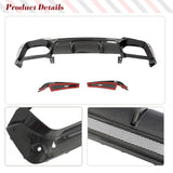Carbon Fiber Car Rear Bumper Diffuser Spoiler for BMW X3 M F97 LCI 2019-2021 Car Rear Bumper Lip Splitters Racing Car Body Kits