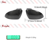 Dry Carbon Add ON Car Rearview Mirror Covers Caps Shell For Volkswagen VW MK8 Golf 8 Rline GTI 2021 Car Side Mirror Covers