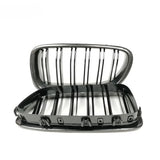 F10 Double Slats/M Color Z Real Carbon Fiber Front Bumper Double Grille Suitable for BMW 5 Series F10 F11 F18 M5 2010-2016