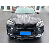 4Pcs/Set Car Front Bumper Lip Chin Spoiler Body Kits for BMW X5 F15 M Sport 2015 2016 2017 2018 Add On Parts Accessories