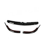 for Benz C Class W205 C63 AMG 2015-2020 Front Bumper Lip Spoiler Body Kits Cars Accessories Carbon Fiber Bumper Chin Guard FRP