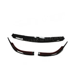 for Benz C Class W205 C63 AMG 2015-2020 Front Bumper Lip Spoiler Body Kits Cars Accessories Carbon Fiber Bumper Chin Guard FRP