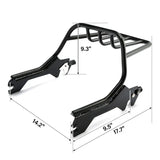 Motorcycle Two-Up Luggage Rack Fit For Harley Breakout Fat Boy FXBR FXBRS FLFB FLFBS