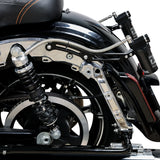 Remote Reservoir Rear Suspension Shocks For Harley Touring 2014-2024 Electra Road Street Glide FLTRK FLTRX FLTRU