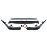 For Honda Civic 11th All Models 2022-2024 YOFER Style Front Bumper Spoiler Lip Blade +Lower Side Splitter Corner Cover Protector
