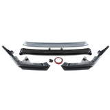 For Honda Civic 11th All Models 2022-2024 YOFER Style Front Bumper Spoiler Lip Blade +Lower Side Splitter Corner Cover Protector