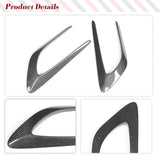Carbon Fiber/ FRP Black Car Side Fender Vents Trims Canards Fins for Mercedes-Benz C-Class W205 C205 C63 AMG Coupe 2015-2017