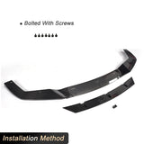 Carbon Fiber Front Bumper Lip Spoiler for BMW F87 M2 Coupe 2-Door 2016 2017 Car Racing Front Lip Chin Apron Protector Body Kits