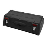 96L ATV Rear Passenger Backrest Cargo Storage Helmet Trunk Box Luggage Lounger