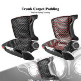 Motorcycle Pack Trunk Carpet Liner Leather Bags Pad Inner Pad For Harley Touring Road King Street Electra Road Glide CVO 2014-Up
