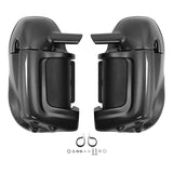 Carbon Fiber Lower Vented Leg Fairing Glove Box For Harley Touring Road King Glide 1983-2013