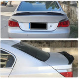 Car Rear Trunk Spoiler Wings Carbon Fiber for BMW 5 Series E60 Base Sedan M5 2004-2009 Racing Rear Spoiler Boot Lid Wing Lip