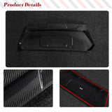 Carbon Fiber Car License Plate Frame Lid Cover Fit For Chevrolet Corvette C8 2020 2021 Car Rear License Plate Backing Covers