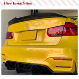 Rear Spoiler for BMW 3 Series F30 F35 F80 M3 2013 - 2018 Carbon Fiber Rear Trunk Spoiler Big Customized Boot Lip Wing Lip