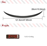 Carbon Fiber Car Rear Trunk Racing Spoiler Boot Lip Wing For Tesla Model 3 2016 - 2023 Rear Trunk Spoiler Boot Lip Wing Spoiler