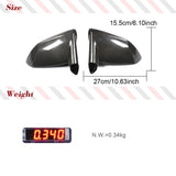Dry Carbon Fiber Mirror Cover Caps For Lamborghini Gallardo LP550 LP560 LP570 2008-2014 Replacement Rear View Side Mirror Cover