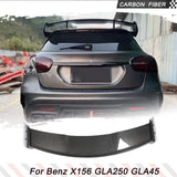 Real Carbon Fiber Rear Roof Racing Spoiler Wing Lip For Benz X156 GLA250 GLA45 2013-18 Car Rear Window Roof Spoiler Wing