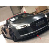 Car Racing for Audi R8 2016 2017 2018 2019 Carbon Fiber Front Bumper Lip Spoiler Splitters Body Kits