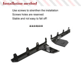 Car Side Skirts for BMW G87 M2 Base Coupe 2 Door 2023-2024 ABS Gloss Black Side Rocker Panel Extension Lip Body Trims