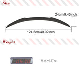 Carbon Fiber Trunk Spoiler Fits for BMW 6 Series F06 F13 640i 650i M Sport M6 2012-2018 Rear Boot Lid Highkick Spoiler Lip FRP