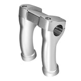 Motorcycle Chrome 4" Handlebar Riser 1.25" Bar Fit For Harley Softail Slim Fatboy Dyna Street Bob Low Rider FXDL