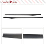 For Benz C257 CLS400 CLS550 CLS63 AMG 2018 2019 Carbon Fiber Racing Side Door Bumper Lip Rocker Plate Car Side Skirts Extensions