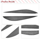 Dry Carbon Front Headlight Eyebrows for Porsche Macan Base/Turbo/GTS/S Sport Utility 4Door 2014-2018 Head Lamps Eyelid Cover