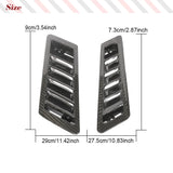 Car Side Air Vents Flow Outlet Fender for Mercedes-Benz G CLASS W463 G500 G5550 G55 G63 G65 AMG 2004 - 2018 Dry Carbon Fiber