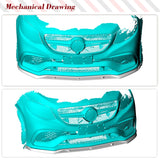 Carbon Fiber Front Bumper Lip for Mercedes Benz GLE Class C292 GLE63 AMG Coupe 2015-2019 Front Chin Spoiler Splitter Protector