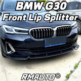 For G30 Front Lip Bumper Diffuser Splitter Lip Spoiler Apron Bumper Guard Body Kit For BMW 5 Series G30 2021-2022 Accessories