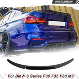 Dry Carbon Car Rear Trunk Racing Spoiler Wing for BMW 3 Series F30 F35 F80 M3 Sedan 2012-2019 Car Rear Trunk Spoiler Boot Lip