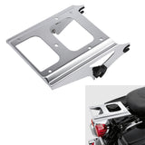 King Pack Trunk Pad Mount Rack Fit For Harley Tour Pak Street Glide Road King 2009-2013
