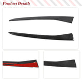 ABS Carbon Look / Gloss Black Rear Window Side Spoiler Wing for BMW X4 G02 2019 2020 Car Rear Side Spoiler Lip Wing Trim Cover