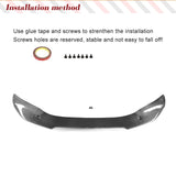 Carbon Fiber/FRP Car Front Bumper Lip Spoiler Splitters for BMW F16 X6 M Sport 2014 - 2018 Front BumperLip Spoiler Body Kits