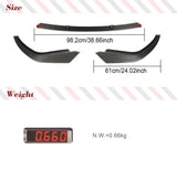 Carbon Fiber Front Lip for BMW 3 Series G20 M Sport Sedan 2019-2022 320i 330i M340i M Tech Front Bumper Lip Chin Spoiler