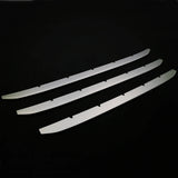 3PCS Car Front Bumper Grille Molding Trim Car Styling Accessories For NISSAN SERENA C27 2016  Stainless Steel Car Styling