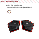 Carbon Fiber Car Front Bumper Vents Cover Splitters for BMW 3 Series G20 G28 M Tech LCI 2022 2023 Front Side Air Vents Spoiler