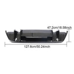 R8 V Style Carbon Fiber Rear Lip Diffuser Splitter Car Bumper Fit For Audi R8 2016-2018