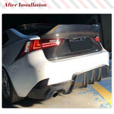 Carbon Fiber / FRP Rear Bumper Diffuser Lip Spoiler Bumper Guard for Lexus IS-F IS250 IS300 IS350 2013-2016 Rear Racing Body Kit