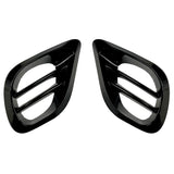 Car Front Bumper Lip Spoiler Grille Cover Trim Car Accessories Black For Mercedes-Benz E Class W213 E200 E260 E300 2021