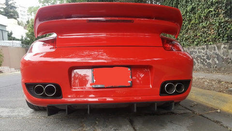 For Porsche 911 997 Turbo Rear Diffuser Carbon Fiber