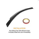 Carbon Fiber Rear Trunk Spoiler Wing For Mercedes Benz W204 C200 C250 C300 C350 C63 AMG Sedan 4-Door 2008-2013 Car Rear Spoiler