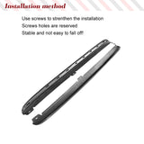 Carbon Fiber /PP Matte Black Car Side Skirt Extension Lips Racing Body Kits Apron for Volkswagen VW Golf MK6 GTI 2010-2013