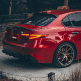 PSM V1 Style Carbon Fiber Rear Spoiler For Alfa Romeo Giulia Trunk Lid Tail Wing Car External Accessories Body Kit